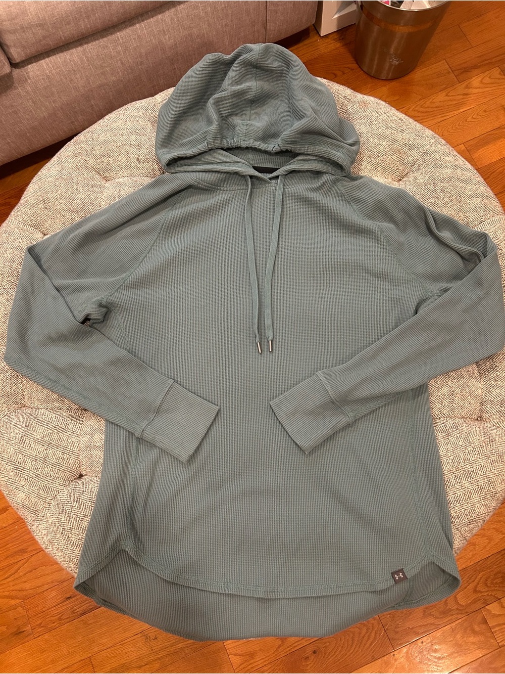 Women’s Large Lightweight Under Armour Waffle-Knit Hooded Sweater -